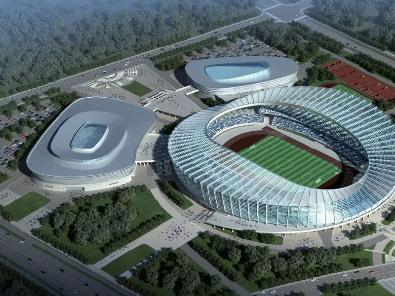 Poukisa Steel Structure for Sports Center Complex se pi bon solisyon pou konstriksyon estad modèn