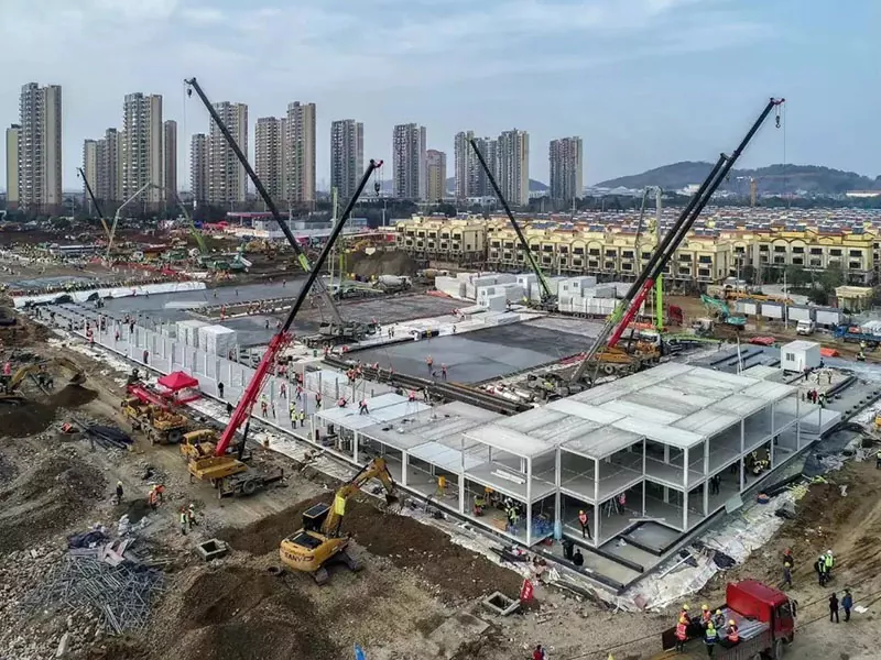 Modilè Steel Estrikti Lopital Building