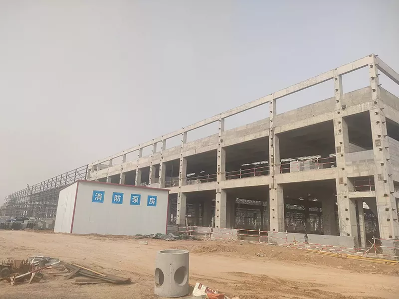 Prefabrike asye estrikti bilding depo